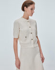 Join Us Ecru Mini Bell Skirt - Porterist 4
