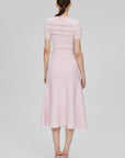Flared Midi Pink Skirt | Porterist