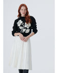 Knitwear Sweater With Flower Details | Porterist