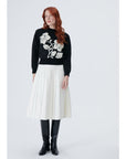 Knitwear Sweater With Flower Details | Porterist