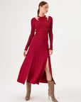 Maxi Knit Skirt With Slit At The Front | Porterist