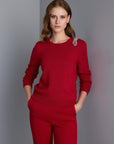 Join Us Snake Embroidered Red Knitwear Sweater - Porterist 2