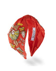 Meri Red Bead Embroidered Women Headband