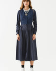 Parachute Dress with Buttons on the Front