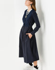 Parachute Dress with Buttons on the Front