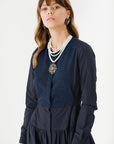 Parachute Dress with Buttons on the Front