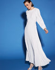 Kenz Soleil Pleated Dress Ecru Fınal Item - Porterist 4