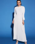 Kenz Soleil Pleated Dress Ecru Fınal Item - Porterist 2
