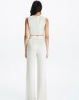 Cream Satin Crop Bustier Fınal Item - Porterist 3