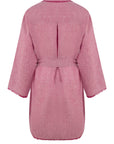 Blake Rose Short Linen Mini Kaftan