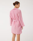 Blake Rose Short Linen Mini Kaftan
