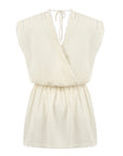 Daphne Ecru Cotton Dress