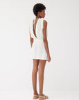 Daphne Ecru Cotton Dress
