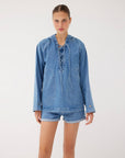 Denim Hoodie