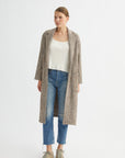 Oversized Herringbone Coat