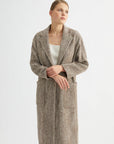 Oversized Herringbone Coat