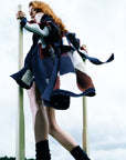 Vivienne Colour Block Wool Midi Robe Cardigan