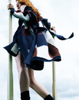 Vivienne Colour Block Wool Midi Robe Cardigan
