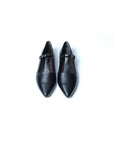 M Makiela Black Modena Flat Shoes | Porterist