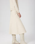Mısırlı 1951 Beige Frilled Midi Skirt - Porterist 6