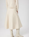Mısırlı 1951 Beige Frilled Midi Skirt - Porterist 7