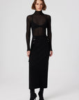 Mısırlı 1951 Black Transparent Turtleneck Blouse - Porterist 1