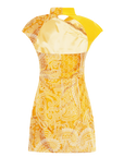 Johona Cheongsam Dress Yellow - Porterist 5