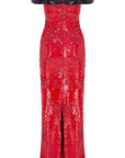 Red Mrs Claus Midi Sequin Dress Hft Fınal Item - Porterist 2