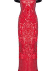 Red Mrs Claus Midi Sequin Dress Hft Fınal Item - Porterist 3