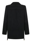 Pocketed Double-Breasted Jacket