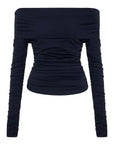 Off Shoulder Blouse with Ruffle Detail