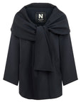 Full Coat with Front Tie Detail