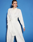 Palm Jacquard Jumpsuit Ecru Fınal Item - Porterist 2