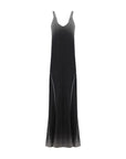 Free Heaven Acid Wash Long Dress - Jet Black
