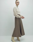 Perla Leather Skirt Mink Fınal Item - Porterist 7
