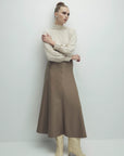 Perla Leather Skirt Mink Fınal Item - Porterist 5