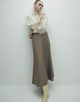Perla Leather Skirt Mink Fınal Item - Porterist 2