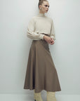 Perla Leather Skirt Mink Fınal Item - Porterist 4