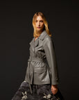 Patterned Long Skirt Gray | Porterist