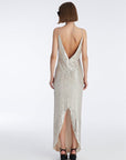 Sequin Dress With Beige Strap | Porterist