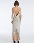 Sequin Dress With Beige Strap | Porterist