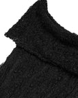 Black Off-The-Shoulder Lace Maxi Dress