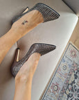 Platinum Stoned Evening Stiletto - Porterist 1