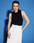 Canvas Shirred Skirt Ecru Fınal Item - Porterist 4