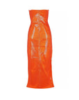 Orange Glow Midi Sequin Dress Hft Fınal Item - Porterist 2