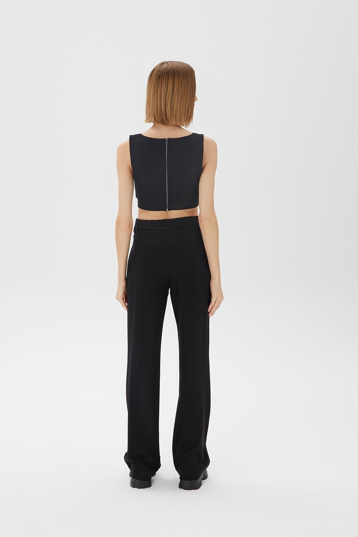 High Waist Comfortable Black Pants – Porterist