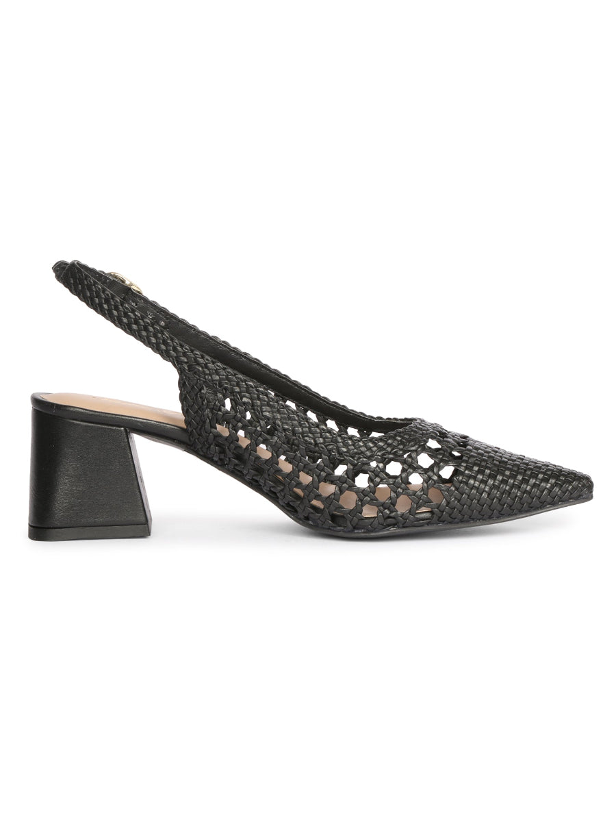 Black Calli - Heel Sandals