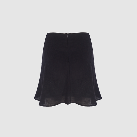 Black Hailey Mini Skirt | Porterist