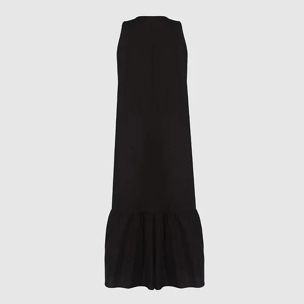 Black Grace Flywheel Long Dress | Porterist