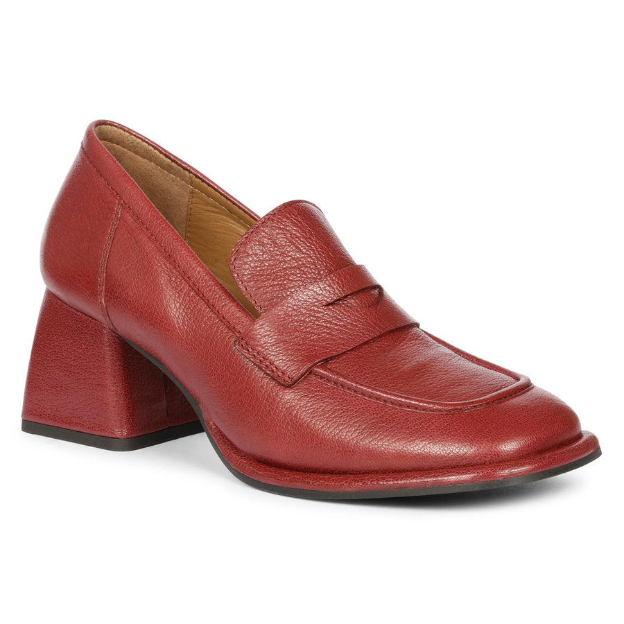 Saint G Viviana Heel Loafers Bordo 